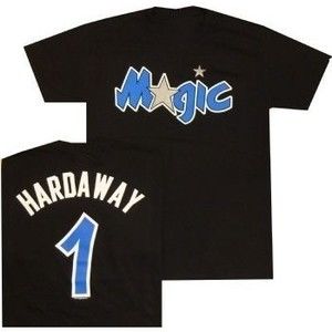 Orlando Magic Anfernee Penny Hardaway Throwback Majestic 2 Sided  T-shirt